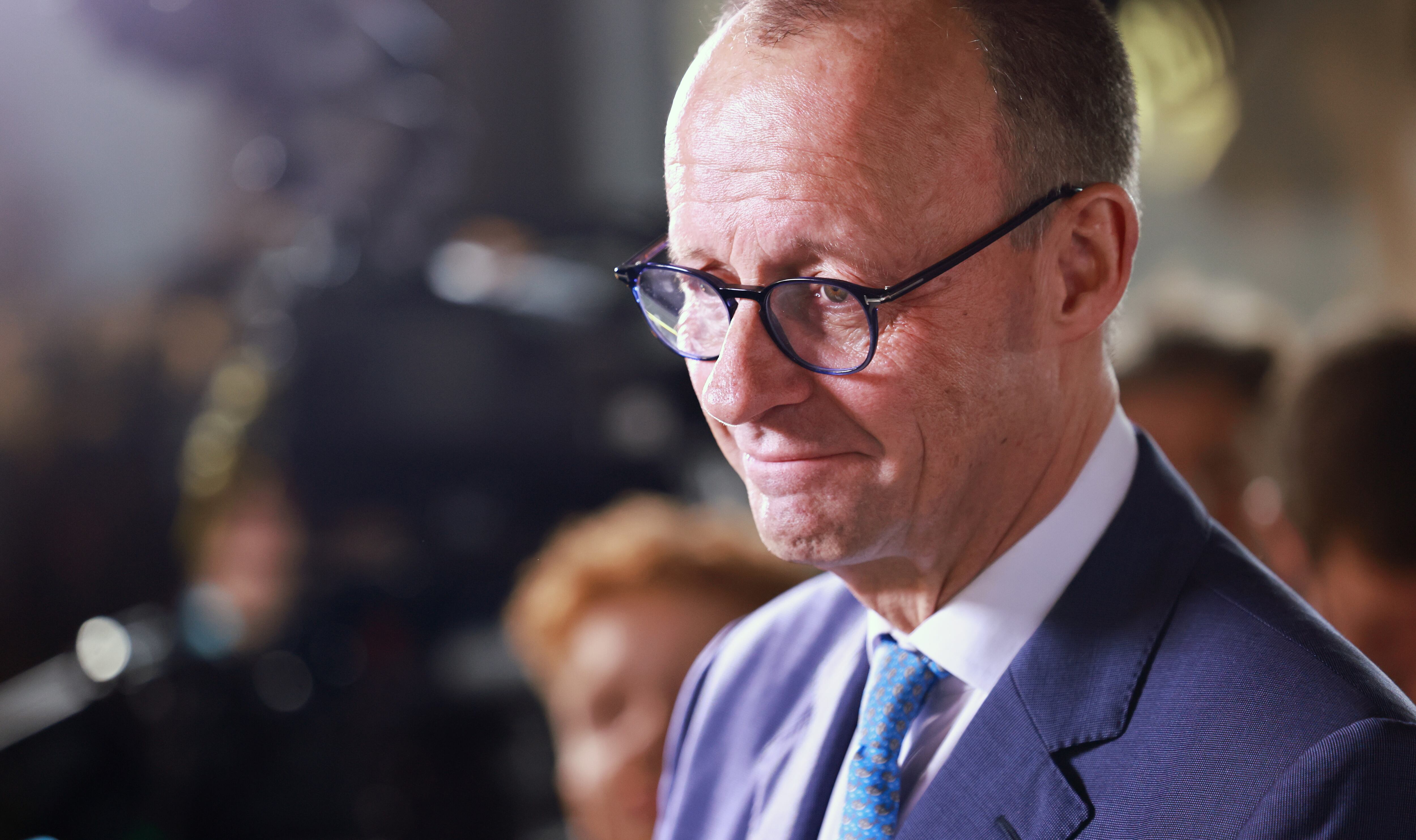 El presidente de la Unión Demócrata Cristiana (CDU) de Alemania, Friedrich Merz - EFE/HANNIBAL HANSCHKE