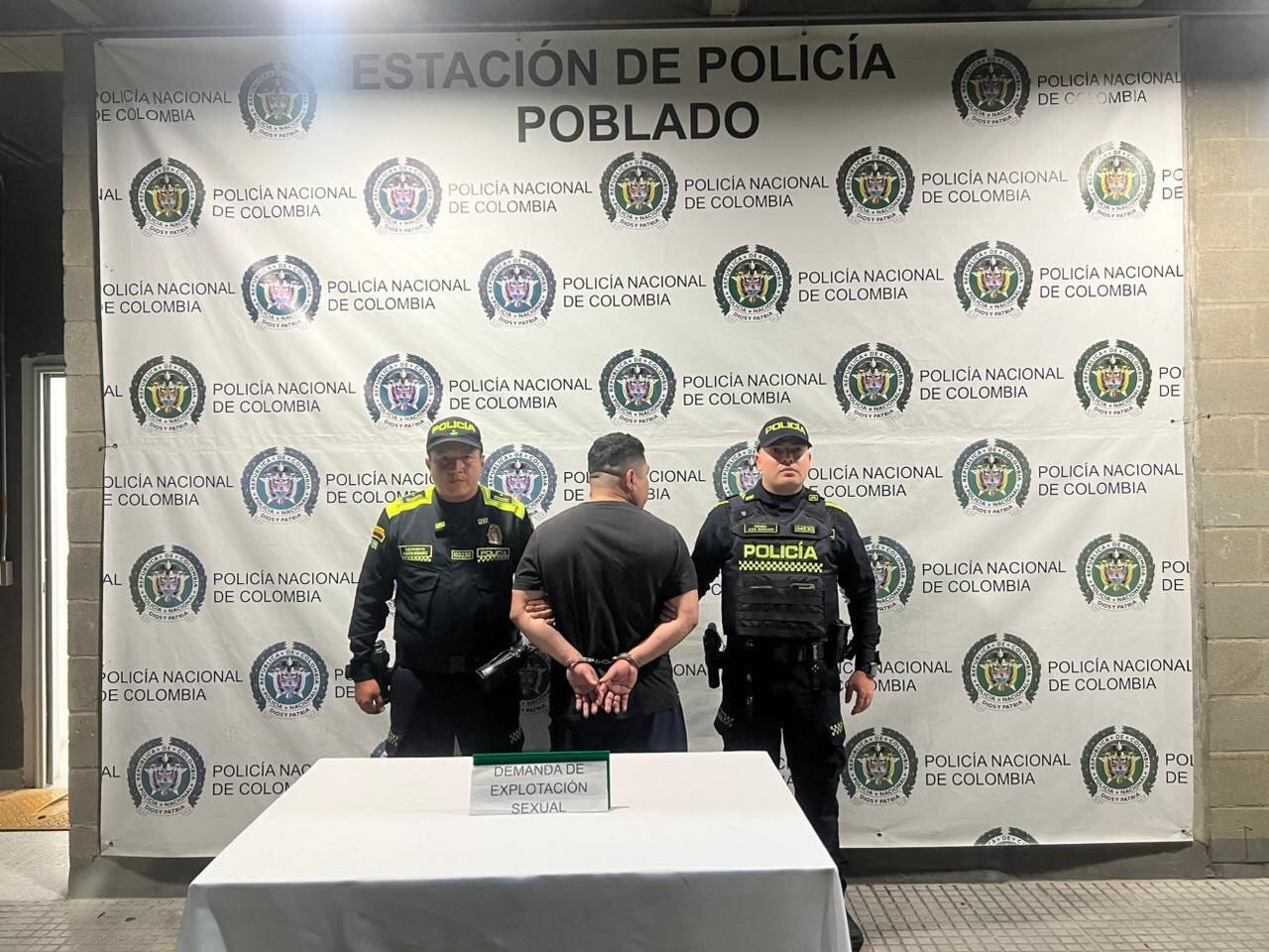Extranjero enviado a prisión tras ofertas sexuales a menor en Medelín. Foto: Alcaldía de Medellín.