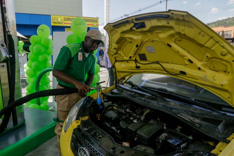Estaciones de gas natural vehicular en Medellín. 