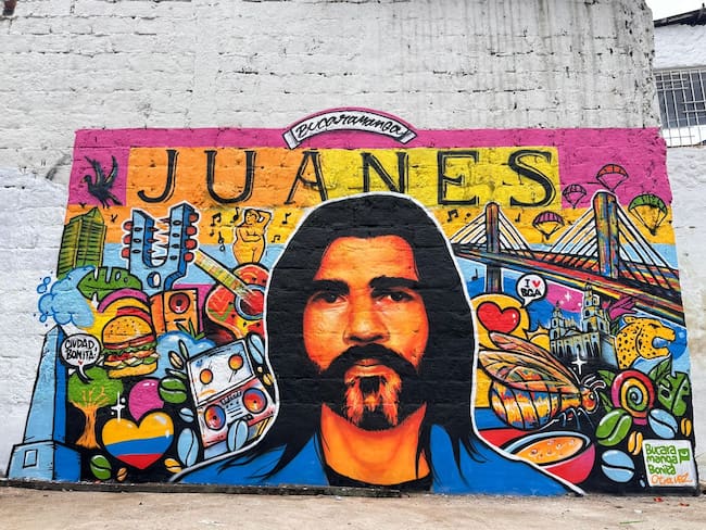 Artistas urbanos de la ciudad le rinden homenaje a Juanes