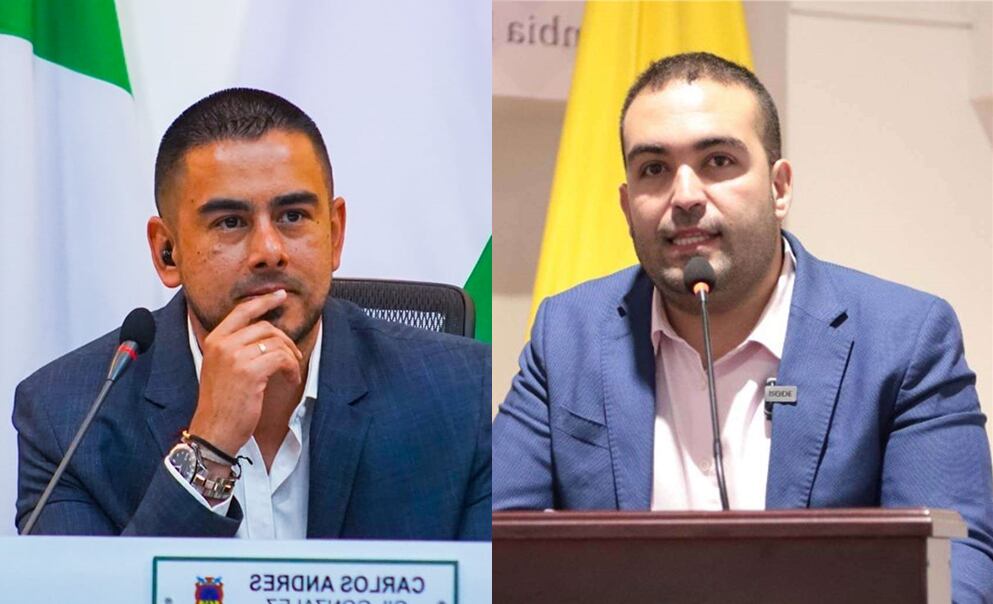 Presidentes de la Asamblea de Risaralda y el Concejo de Pereira - Imágenes tomadas de redes.