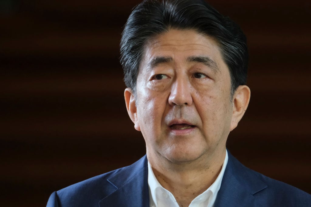Shinzo Abe.