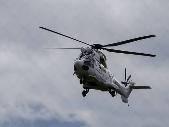 Hallaron helicóptero del ejército accidentado en zona rural del Cauca