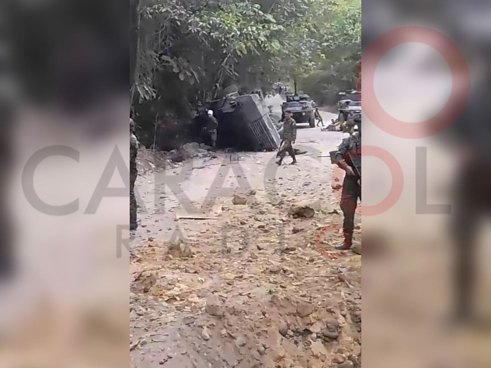 Atentado a vehículo blindado del Ejército Nacional en Norte de Santander.