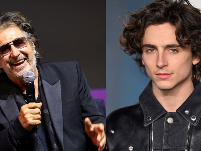 Al Pacino sugiere a Timothée Chalamet para interpretar su papel en &quot;Heat 2&quot;