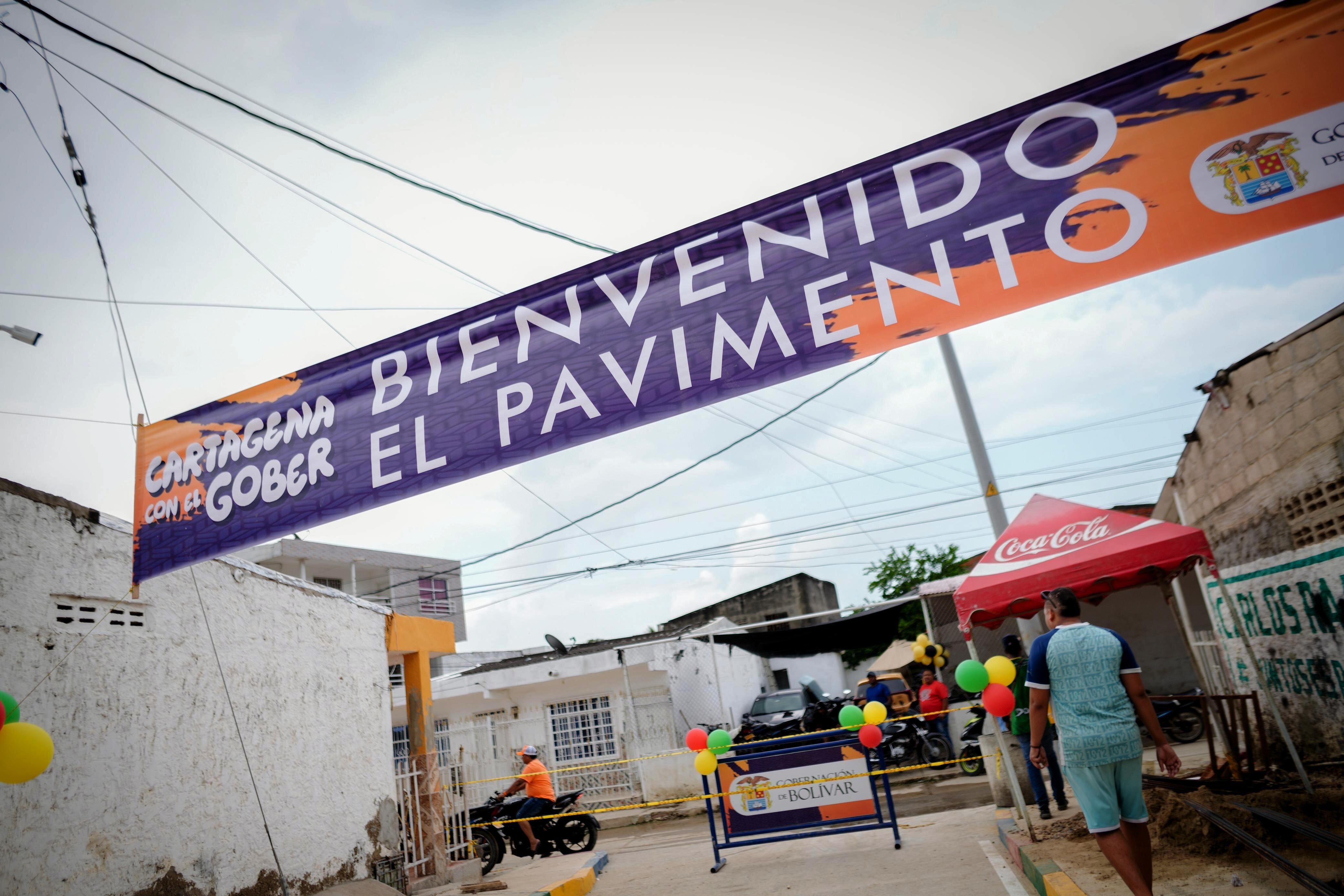 Entregan nueva Calle 53 del barrio La María, entre la Carrera 34 y la vía Perimetral