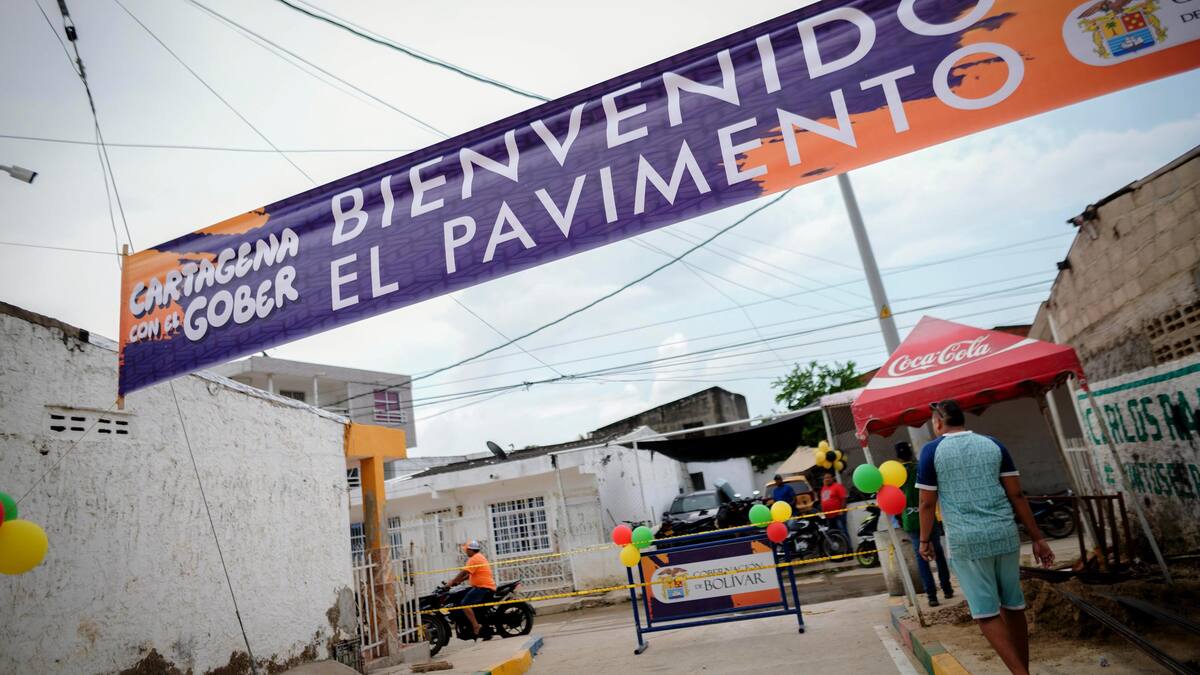 Entregan nueva Calle 53 del barrio La María, entre la Carrera 34 y la vía Perimetral