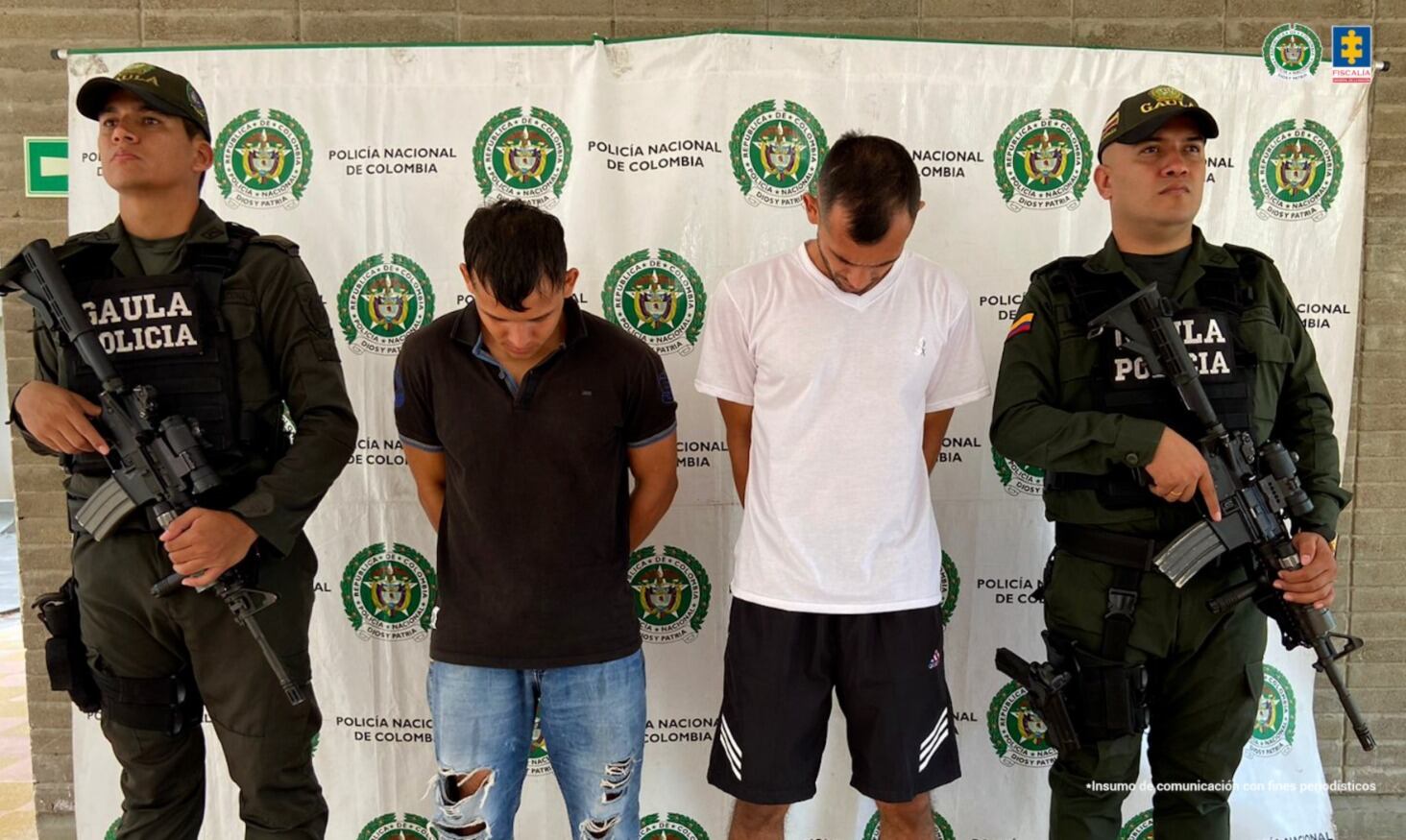 Los hermanos fueron capturados en Ibagué