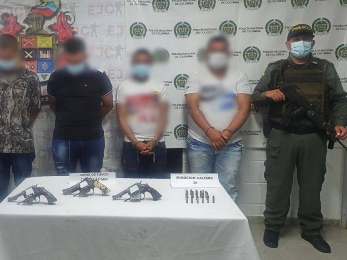 Capturan a cuatro personas implicadas en varios homicidios en el Bajo Cauca