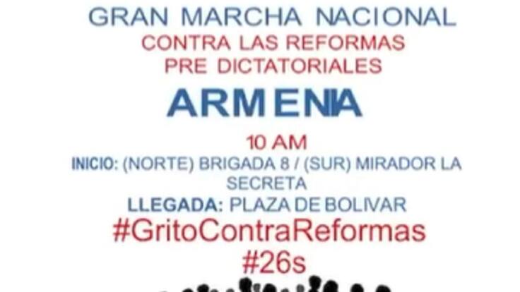 Camilo Ocampo es quien lidera la actividad en Armenia.