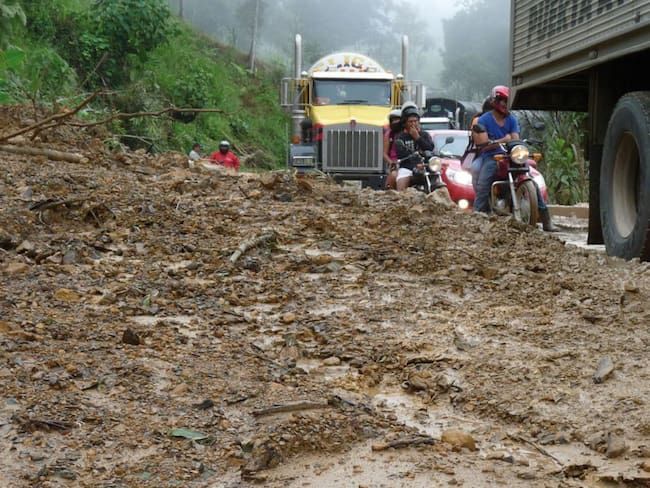 Alerta roja en la zona limítrofe con el Chocó por deslizamientos de tierra