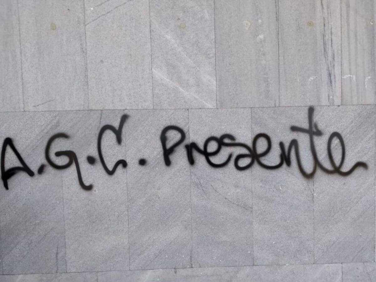En Santa Marta aparecen grafitis de Autodefensas Gaitanistas de Colombia