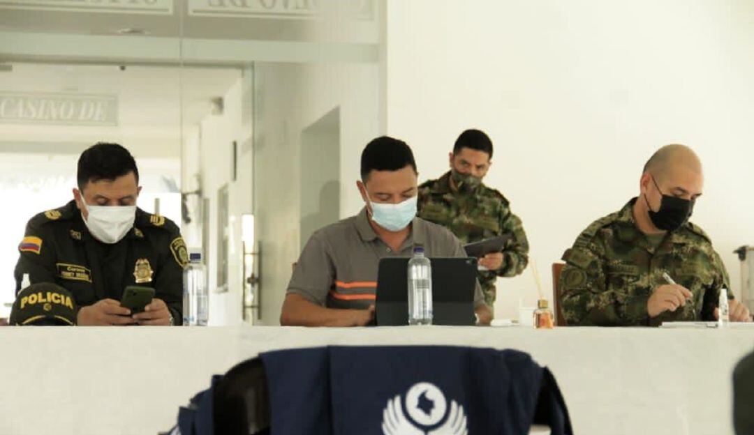 El consejo de seguridad se adelantó en el municipio de Chaparral con las principales autoridades civiles y Fuerza Pública. 