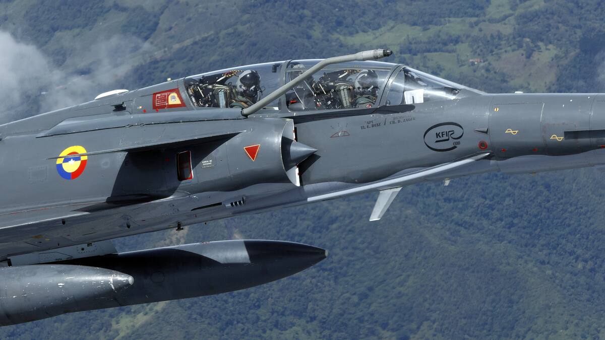 Los 6 accidentes que marcaron la operación de los aviones Kfir en Colombia desde 2009