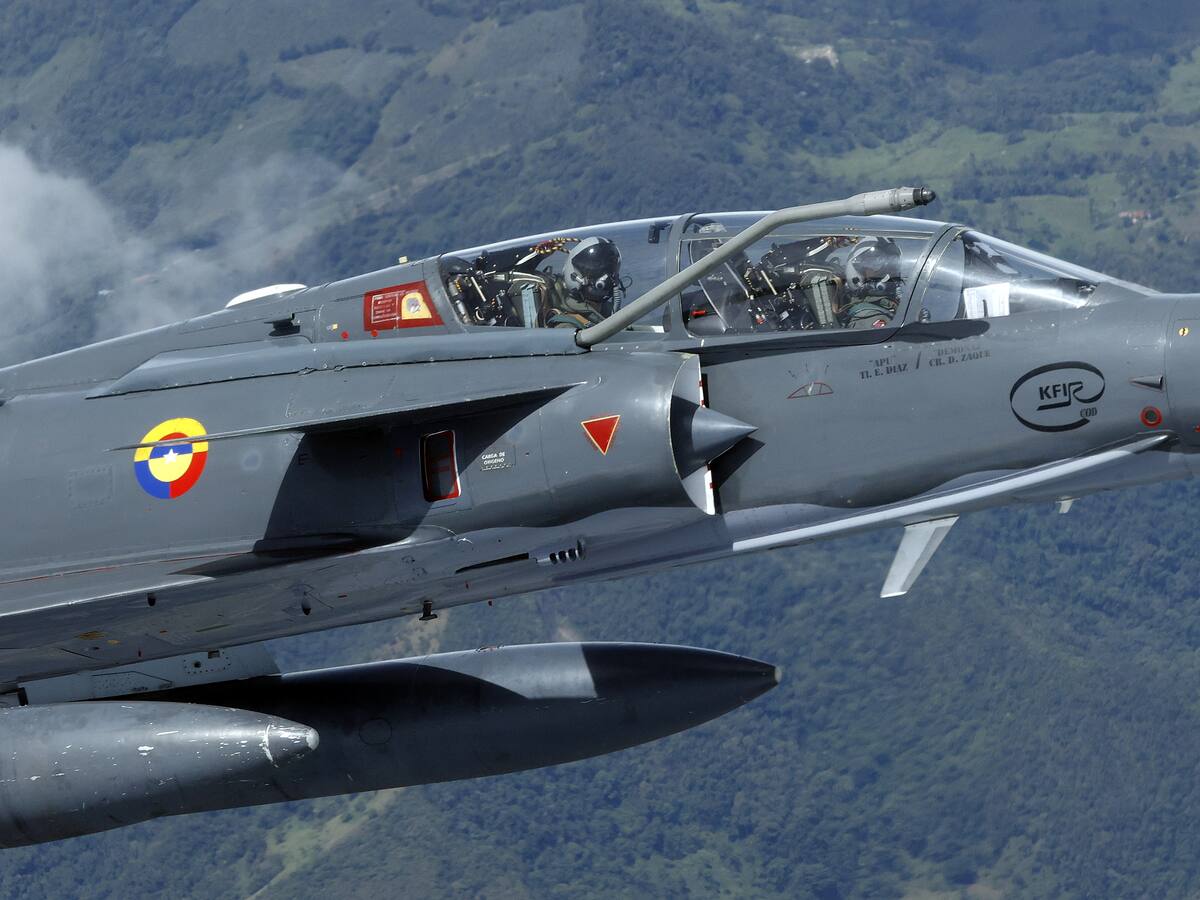 Los 6 accidentes que marcaron la operación de los aviones Kfir en Colombia desde 2009