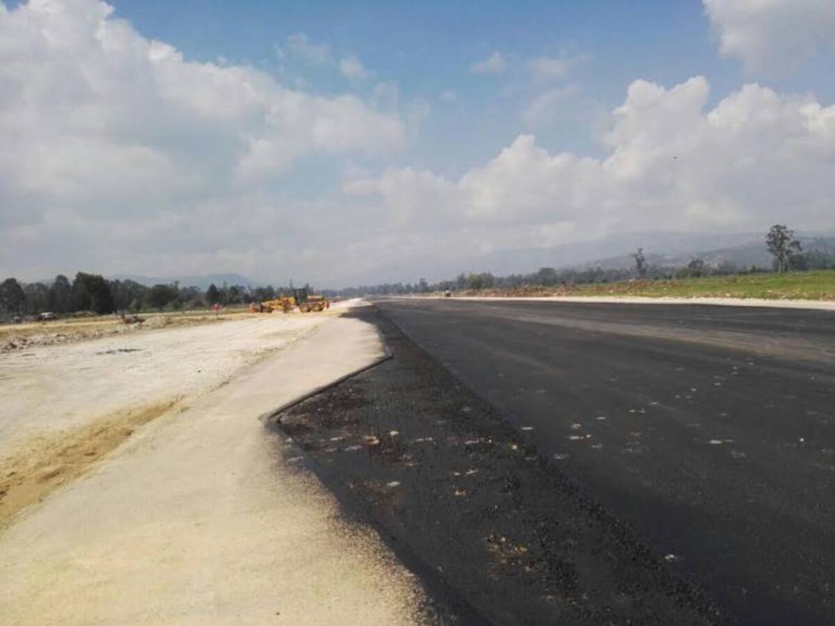 En un 90 % avanzan las obras del Aeropuerto de Sogamoso, Boyacá
