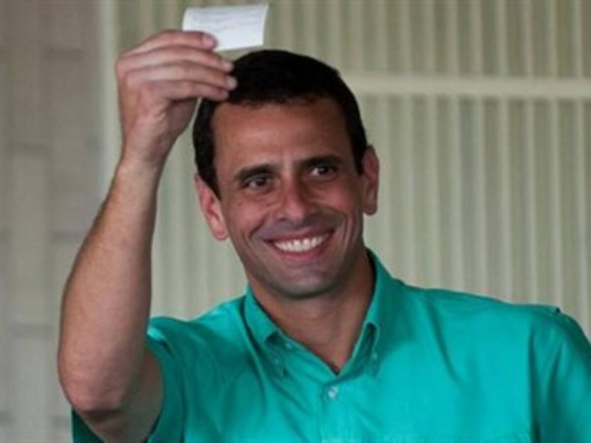 Capriles le pide a Chávez que no lo relacione con nazis porque sus bisabuelos fueron asesinados por ellos