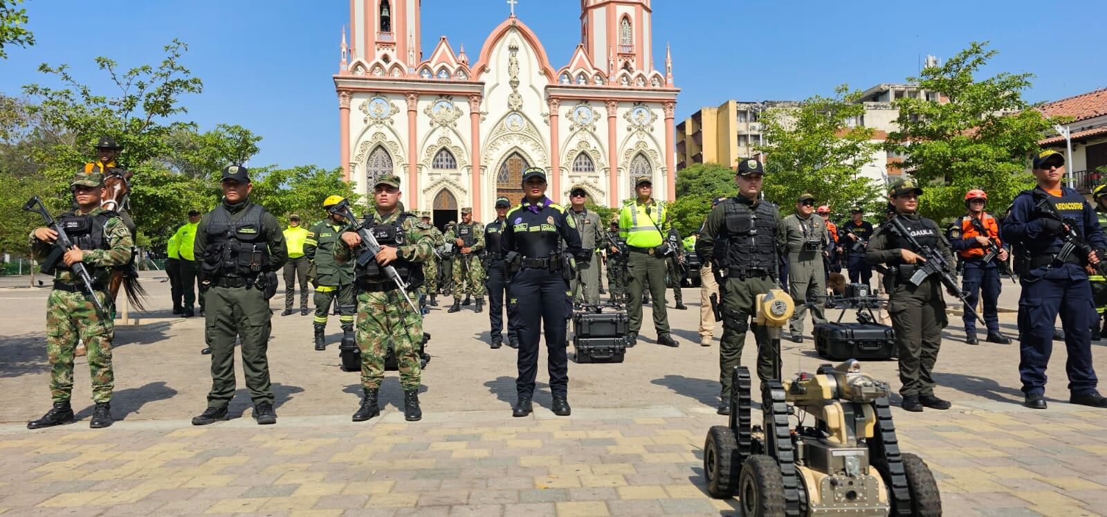Dispositivo de seguridad en Barranquilla y su área metropolitana durante la Semana Santa 2024./ Foto: Policía Metropolitana