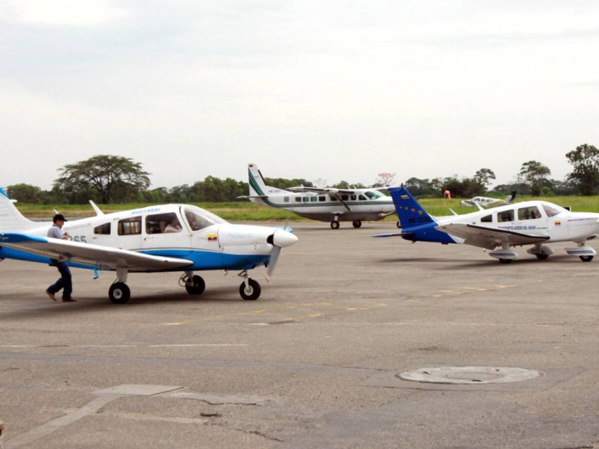 Avión de la Policía Antinarcóticos se accidentó en Villavicencio