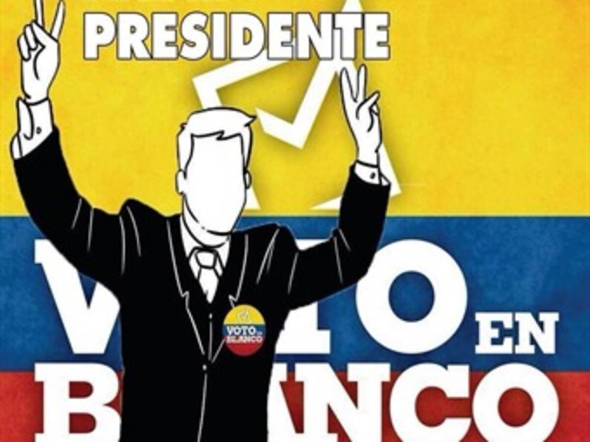 Nadie es el candidato del voto en blanco