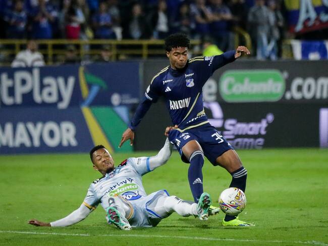 Millonarios derrotó 1-2 a Fortaleza en el primer semestre del año. (Colprensa - Mariano Vimos)