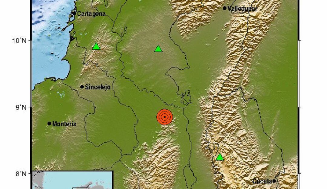 El movimiento telúrico se alcanzó a sentir en municipios como Altos del Rosario, San Martín de Loba, Pinillos y Mompox.