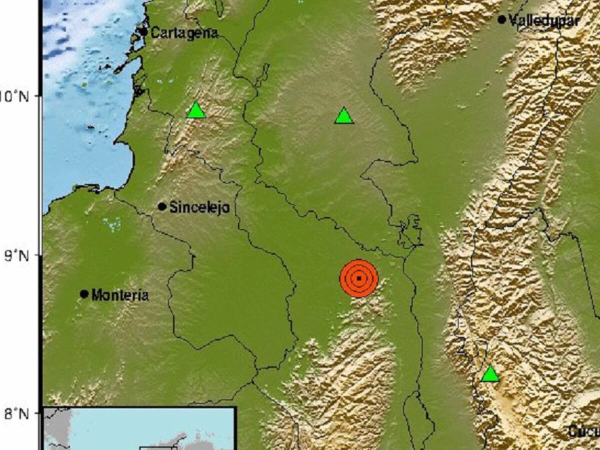 Reportaron sismo de 2,7 grados en Barranco de Loba, sur de Bolívar