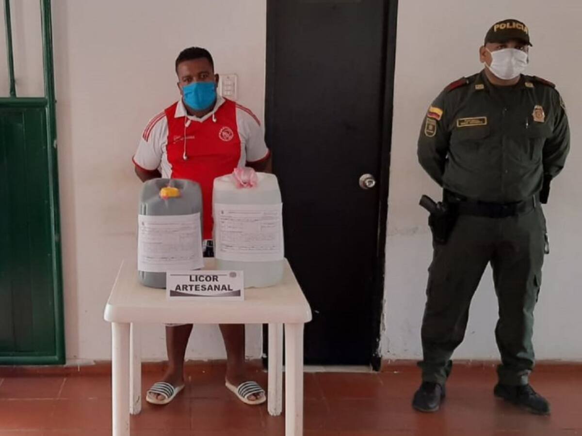En Bolívar, capturado 'El Veneco' cuando pretendía vender licor en Ley Seca
