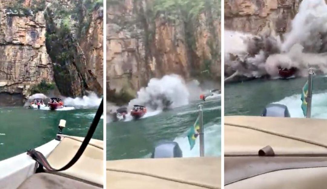 Roca gigante en Brasil. 