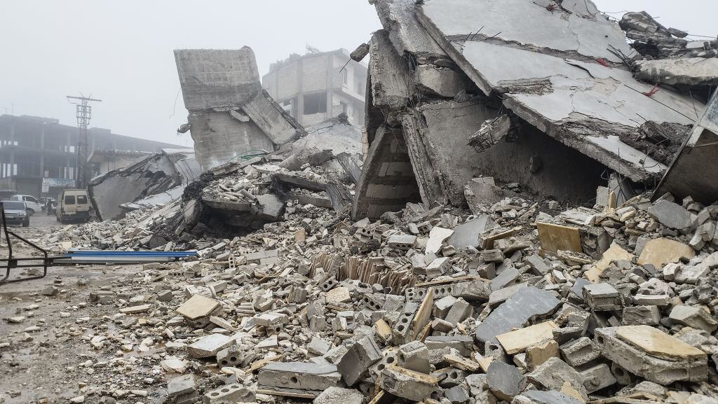 Terremoto en Turquía-Siria, 6 de febrero 2023. Foto: Ugur Yildirim/ dia images via Getty Images.
