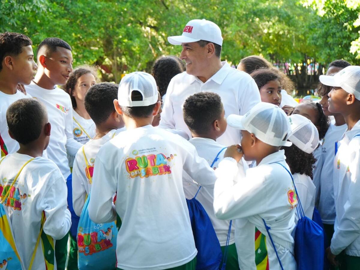 34 niños de Cartagena que hacen parte de ‘Ruta del Saber’ tuvieron un día de aprendizaje