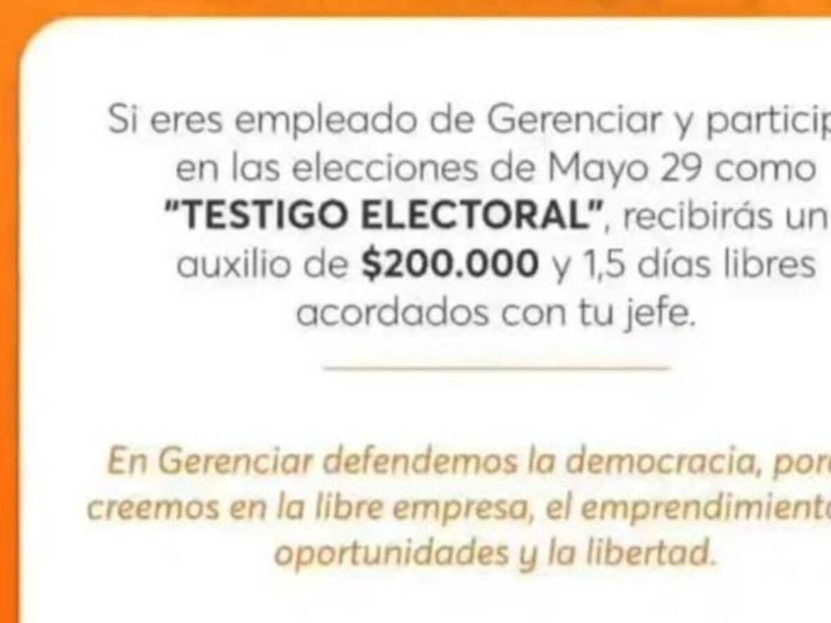 Denuncian que Gerenciar dio bonos de $20.000 por asistir a evento de 'Fico'