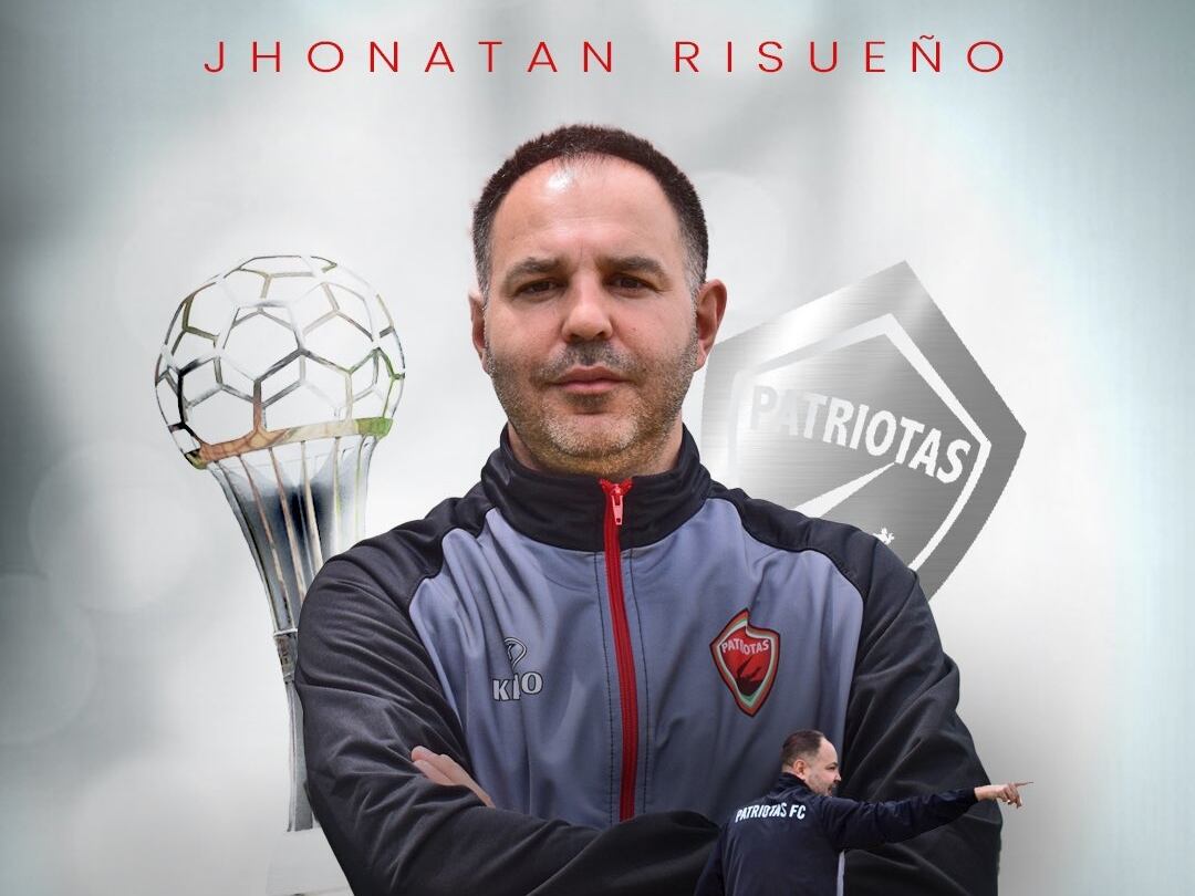 Jhonatan Risueño, extécnico de Patriotas / Twitter: @patriotasboySA.