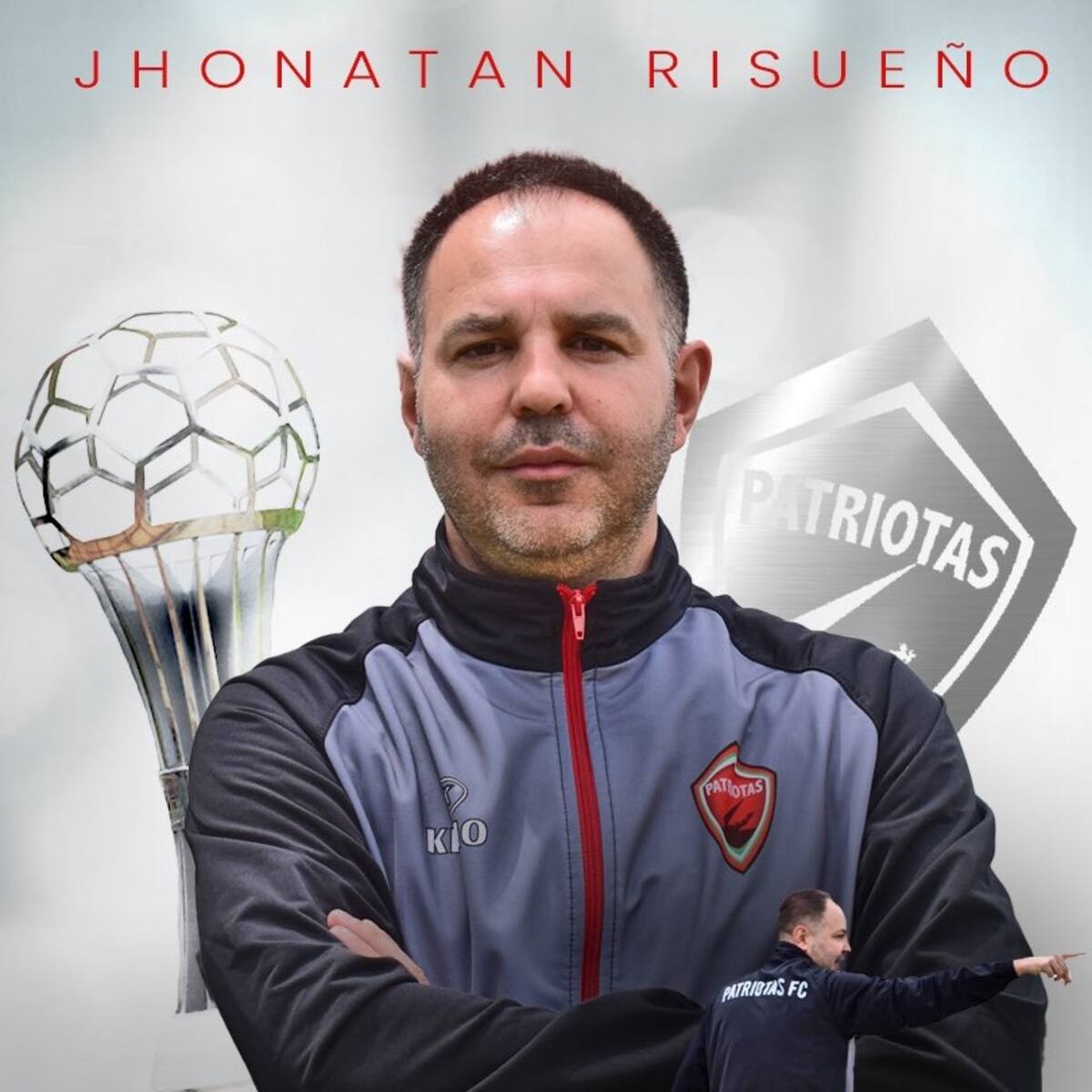 Jhonatan Risueño no seguirá al frente de Patriotas, tras devolverlo a la primera división