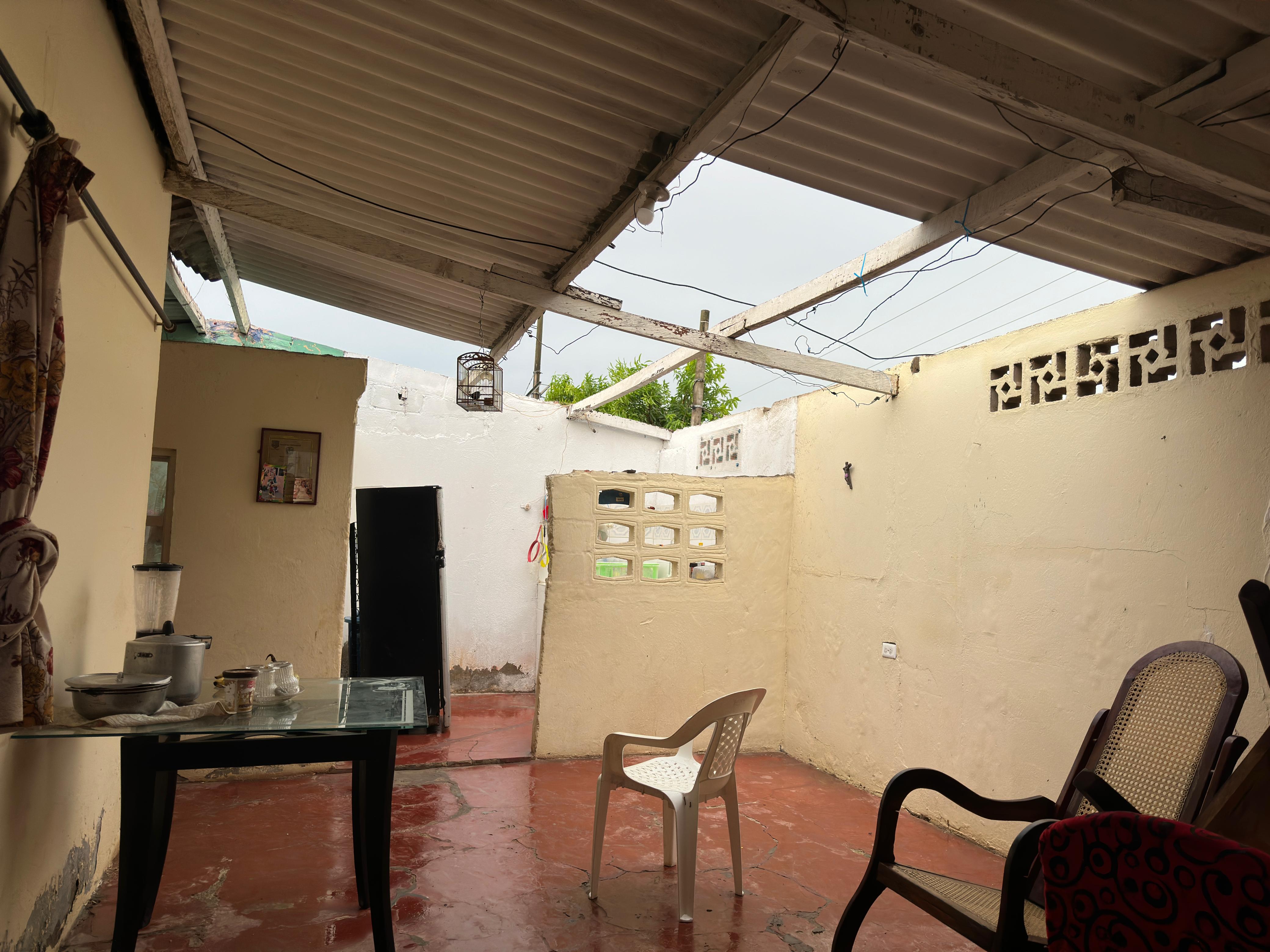 Vivienda afectada - cortesía