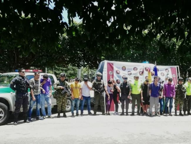 2 mujeres lideraban banda de micratráfico que deja 15 capturados en Arauca