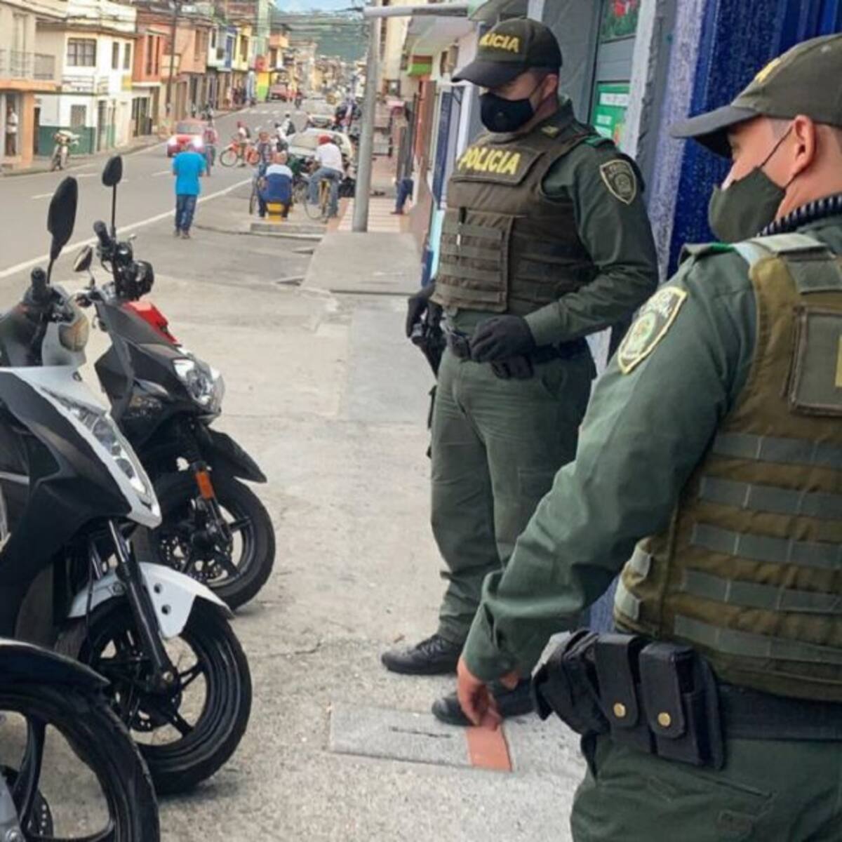 Recuperadas en talleres de Chinchiná 2 motos que aparecían como robadas