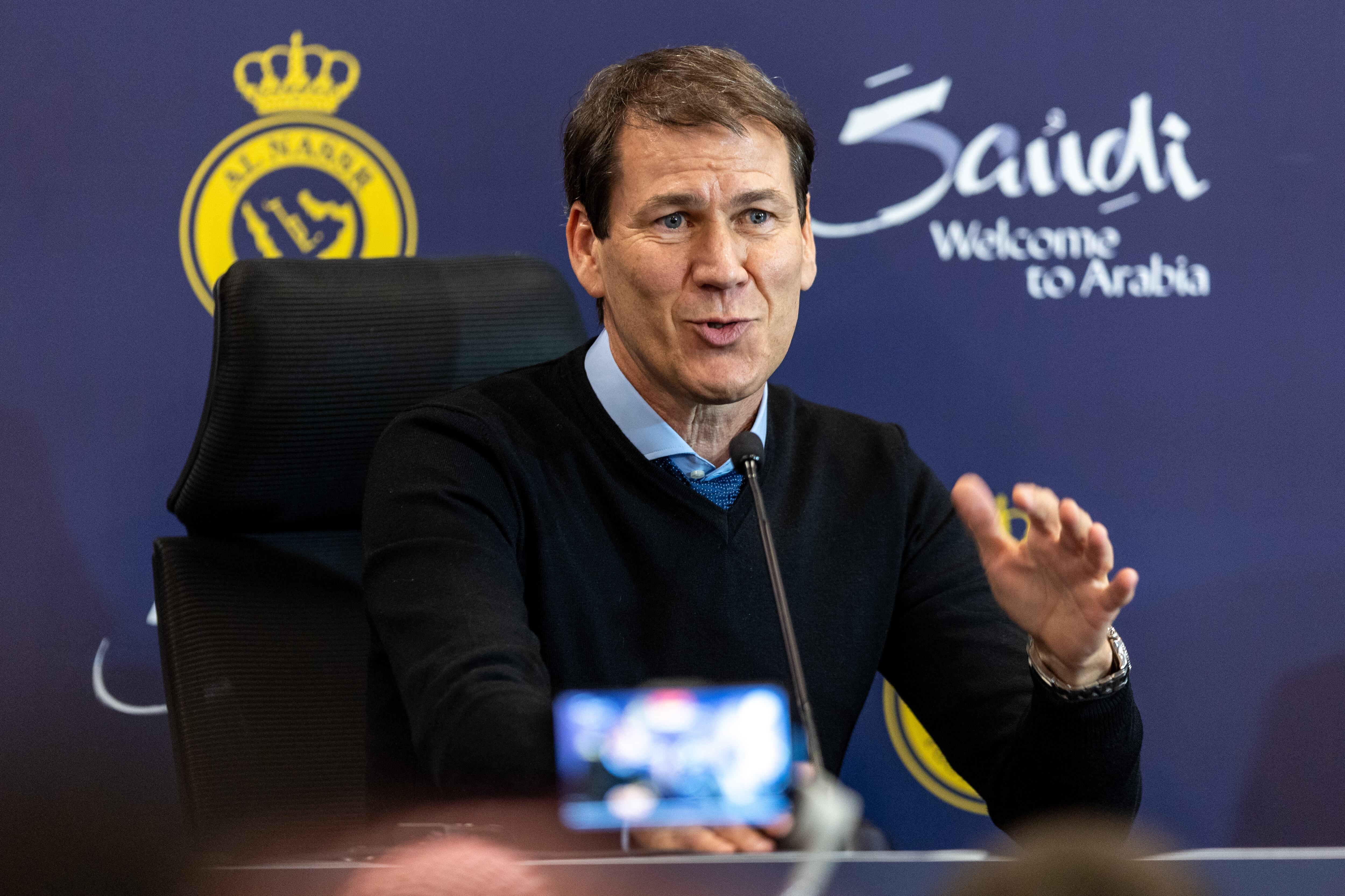 Rudi Garcia, ex entrenador del Al Nassr. (Photo by Yasser Bakhsh/Getty Images)