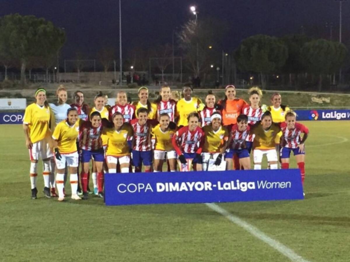 En destacado partido, las 'Leonas' igualan con Atlético de Madrid en España
