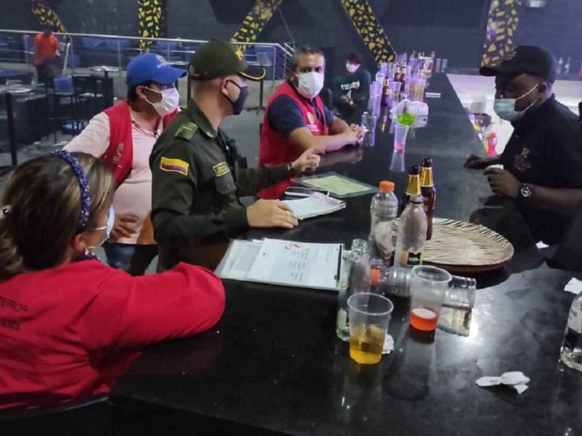 Sancionado club nocturno por fiesta clandestina en Cartagena