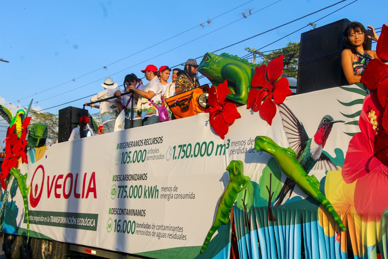 Veolia impulsa sostenibilidad durante las Fiestas del 20 de Enero en Sincelejo