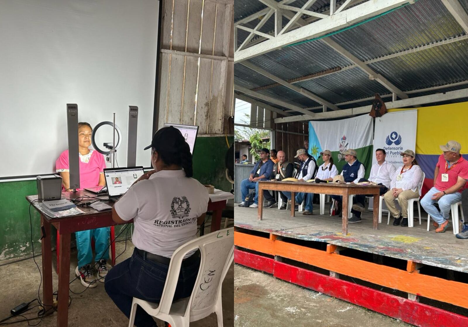 Defensoría llega a Nazareth, Amazonas, para trabajar con la comunidad indígena Tikuna. / Foto: Caracol Radio.