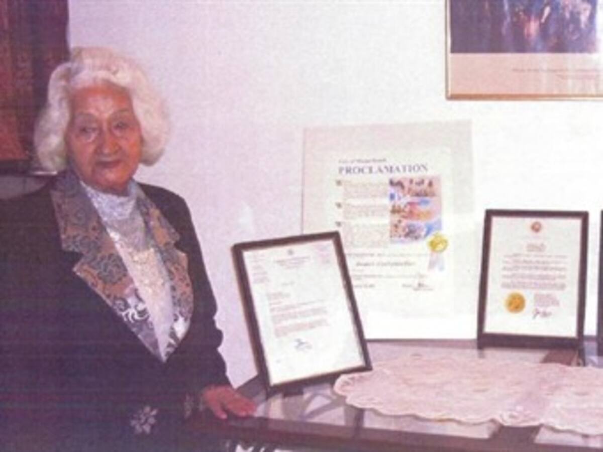 Soy normal, como una persona nueva: colombiana de 105 años de edad