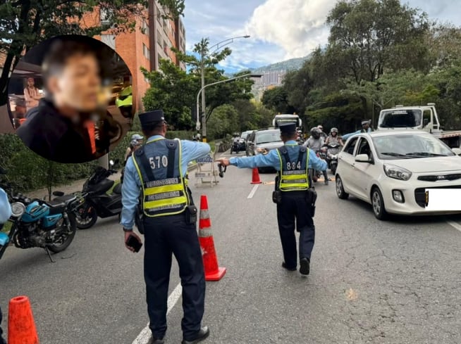 Capturado por agresión a servidor público- foto alcaldía de Medellín