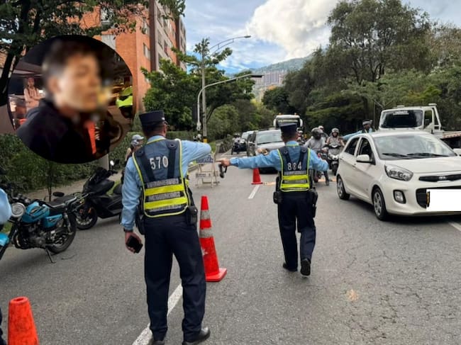 Capturado por agresión a servidor público- foto alcaldía de Medellín