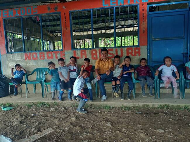 Centro Educativo Libertad es una escuela con 40 estudiantes que se encuentra ubicada en la vereda de Charco Largo.