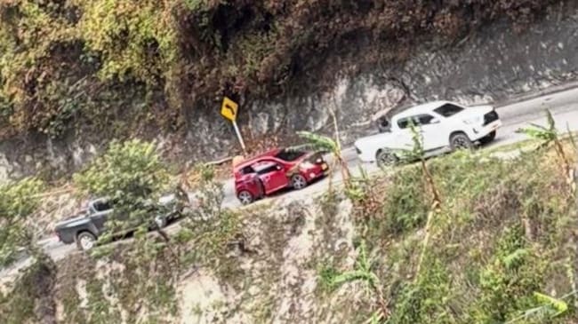 Secuestran tres policías en zona rural de Bucarasica. / Foto: Cortesía.