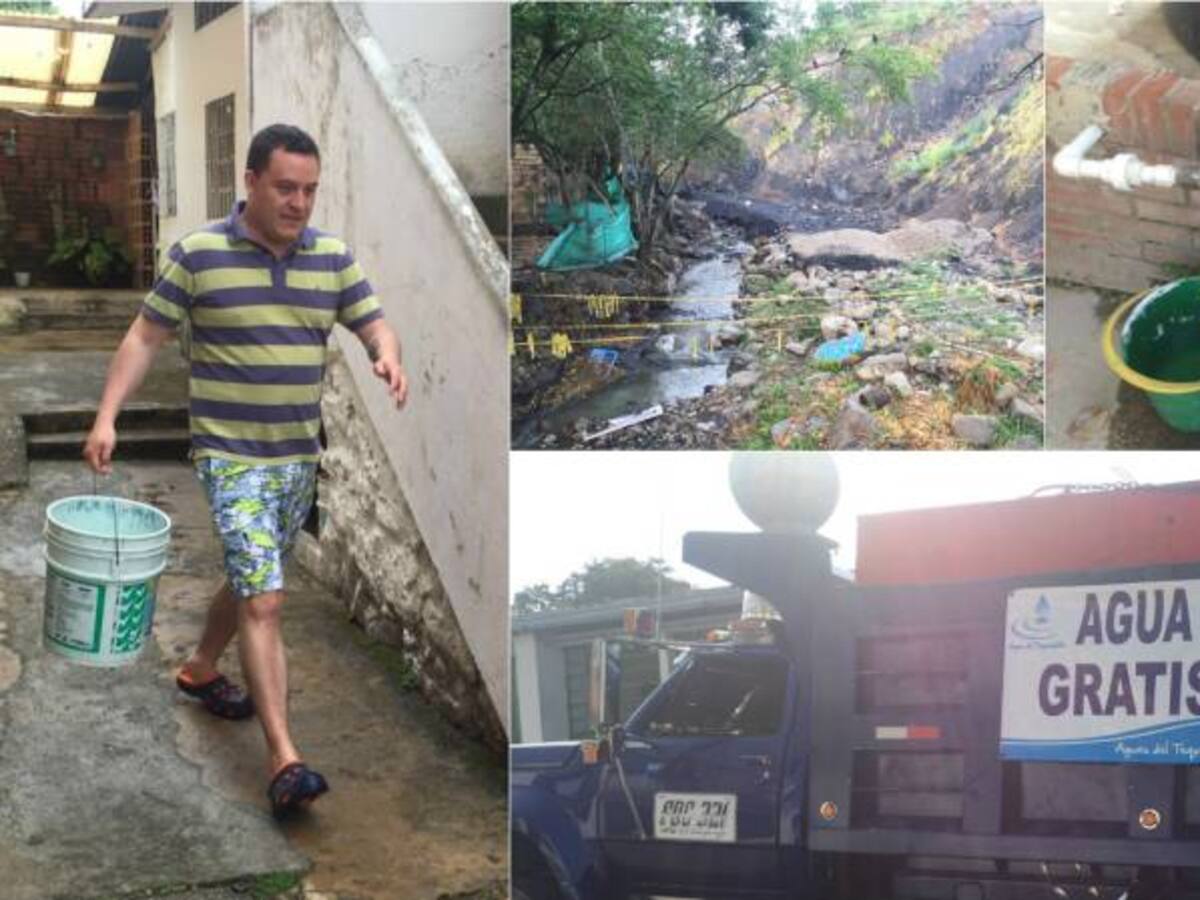 El drama por la falta de agua en La Mesa, en fotos