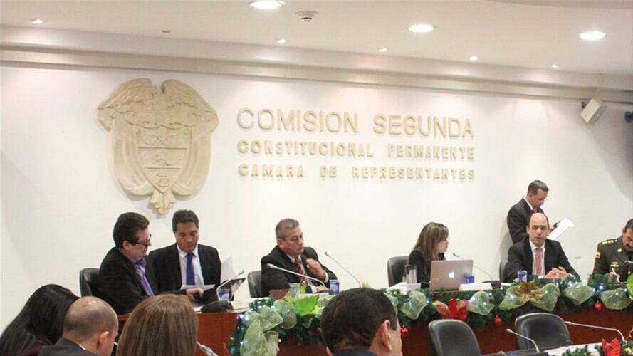 Comisión Segunda de la Cámara. Foto: Colprensa.