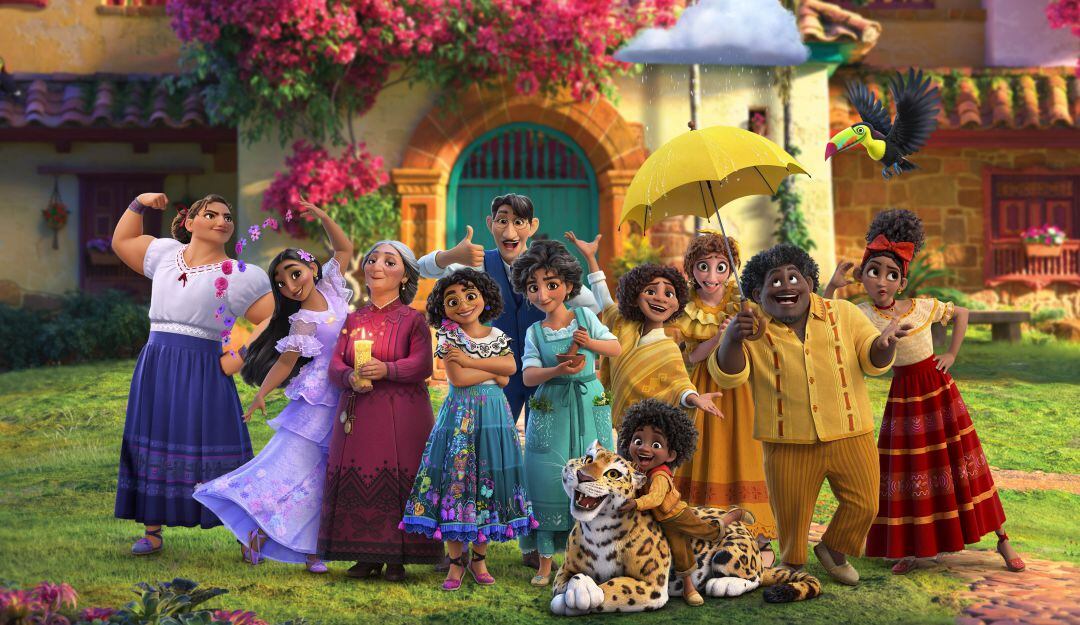 "Encanto" es Colombia en paisajes, canciones, personajes y vestuario